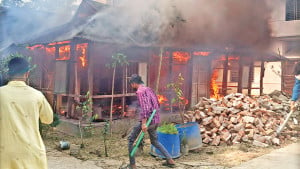 Obaidul Quader’s House in Noakhali. Photo Collected 